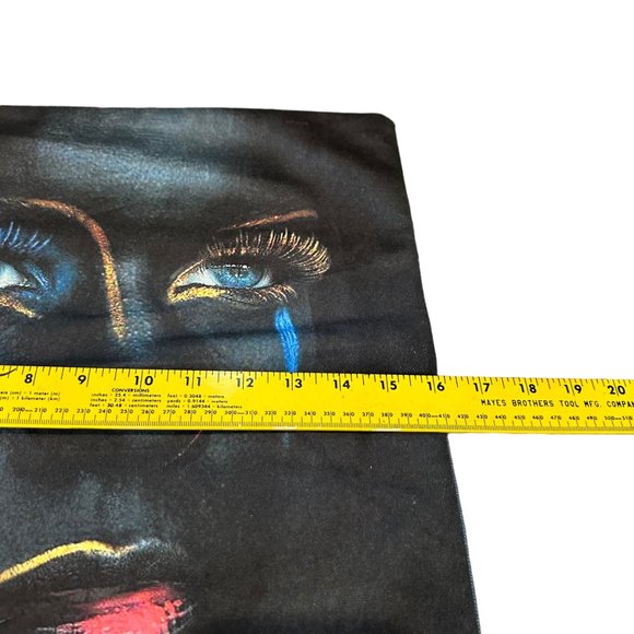 Unbranded 2 Pillowcase Covers Black Women Art African Handmade Zip Closure Home - Picture 5 of 6